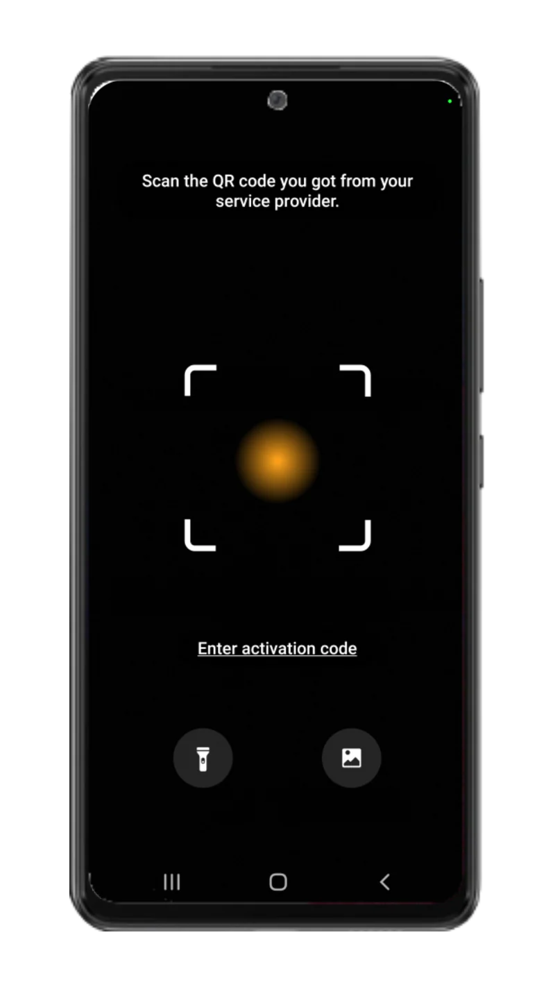 Scan the eSIM QR Code from your Flash Global SIM voucher